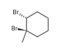 (r-1,t-2)-1,2-dibromo-1-methylcyclohexane结构式