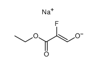 sodium 3-ethoxy-2-fluoro-3-oxoprop-1-en-1-olate结构式