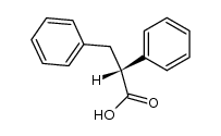 (2R)-(-)-2,3-diphenylpropanoic acid Structure