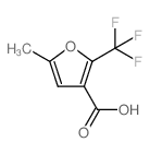 5-methyl-2-(trifluoromethyl)furan-3-carboxylic acid structure
