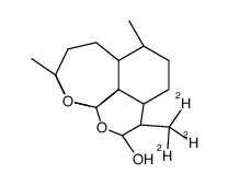 Dihydroartemisinin-d3结构式