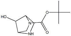 7-羟基-2,5-二氮杂双环[2.2.1]庚烷-2-羧酸叔丁酯结构式