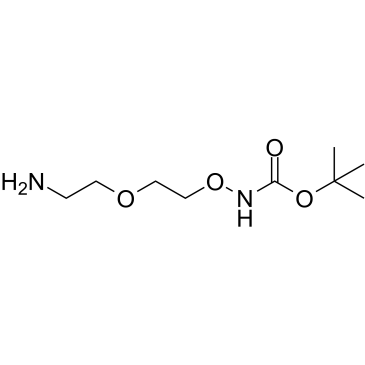 Boc-Aminooxy-PEG1-C2-NH2结构式
