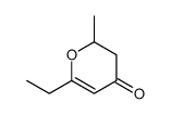 6-ethyl-2-methyl-2,3-dihydropyran-4-one结构式