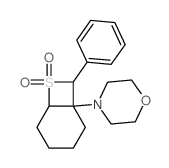1-morpholin-4-yl-8-phenyl-7$l^{6}-thiabicyclo[4.2.0]octane 7,7-dioxide structure