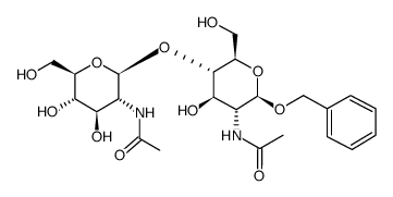 苄基N,N'-二乙酰基-B-壳二糖苷结构式
