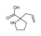 .alpha.-烯丙基-D-脯氨酸结构式
