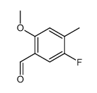 5-fluoro-2-methoxy-4-methylbenzaldehyde Structure