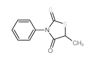 5-Methyl-3-phenylrhodanine Structure