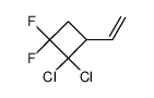 2,2-dichloro-1,1-difluoro-3-vinyl-cyclobutane结构式