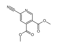 dimethyl 6-cyanopyridine-3,4-dicarboxylate结构式