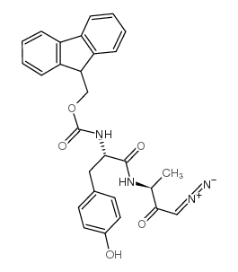 Fmoc-Tyr-Ala-diazomethylketone Structure
