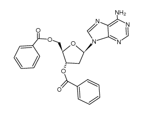 3'-O,5'-O-Dibenzoyl-2'-deoxyadenosine Structure