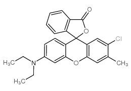 2'-Chloro-6'-(diethylamino)-3'-methylfluoran Structure