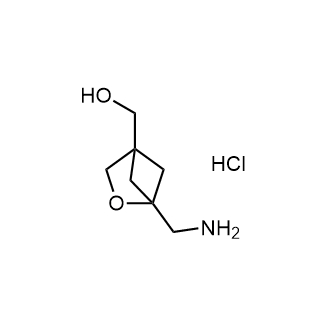 (1-(Aminomethyl)-2-oxabicyclo[2.1.1]Hexan-4-yl)methanol hydrochloride Structure