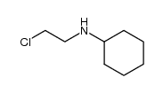(2-chloro-ethyl)-cyclohexyl-amine结构式