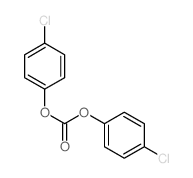 Carbonicacid, bis(4-chlorophenyl) ester Structure