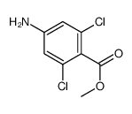 Methyl 2,6-dichloro-4-aminobenzoate结构式