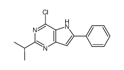 4-chloro-2-isopropyl-6-phenylpyrrolo[3,2-d]pyrimidine Structure