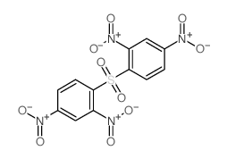 Benzene,1,1'-sulfonylbis[2,4-dinitro- Structure