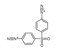 4-(4-diazoniophenyl)sulfonylbenzenediazonium结构式