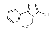 4-乙基-2,4-二氢-5-苯基-3H-1,2,4-三唑-3-硫酮结构式