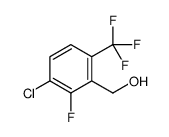 [3-Chloro-2-fluoro-6-(trifluoromethyl)phenyl]methanol Structure