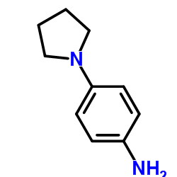 4-Pyrrolidin-1-ylaniline Structure