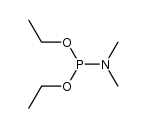 diethyl (dimethylamino)phosphonite Structure