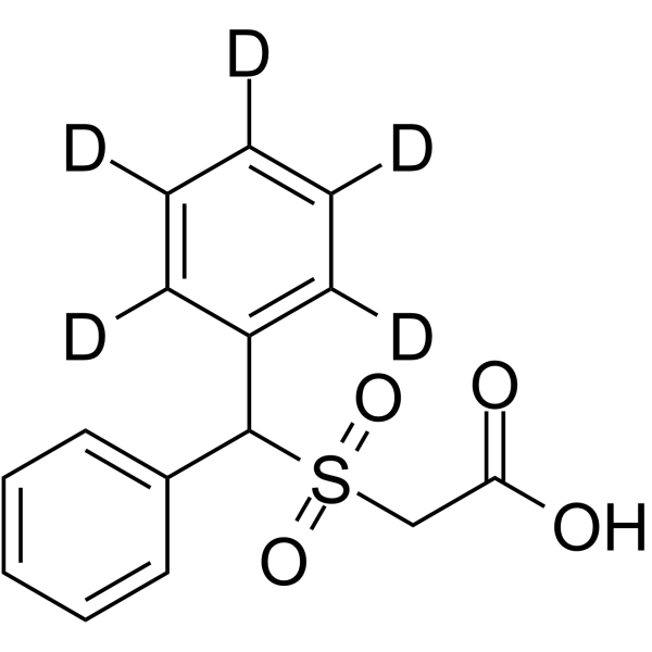 Modafinil acid sulfone-d5 Structure