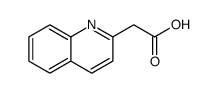 2-(喹啉-2-基)乙酸结构式
