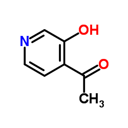 1-(3-羟基吡啶-4-基)乙酮结构式