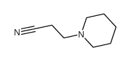 1-Piperidinepropionitrile Structure