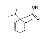 2-methyl-1-propan-2-ylcyclohexa-2,5-diene-1-carboxylic acid结构式
