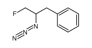 (2-azido-3-fluoro-propyl)benzene Structure