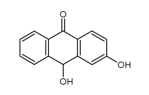 3,10-dihydroxy-9(10H)anthracenone结构式