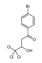 1-(4-bromophenyl)-4,4,4-trichloro-3-hydroxybutan-1-one Structure
