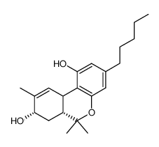 8α-hydroxy-Δ9-tetrahydrocannabinol结构式