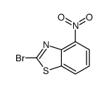 2-溴-4-硝基苯并[d]噻唑结构式