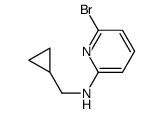 6-bromo-N-(cyclopropylmethyl)pyridin-2-amine结构式