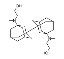 2-[[3-[3-[2-hydroxyethyl(methyl)amino]-1-adamantyl]-1-adamantyl]-methylamino]ethanol Structure