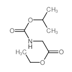 ethyl 2-(propan-2-yloxycarbonylamino)acetate Structure