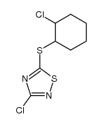 3-Chlor-5-(2'-chlor-cyclohexylthio)-1,2,4-thiadiazol Structure