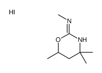 N,4,4,6-tetramethyl-5,6-dihydro-1,3-oxazin-2-amine,hydroiodide Structure
