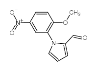 1-(2-methoxy-5-nitrophenyl)-1h-pyrrole-2-carbaldehyde结构式