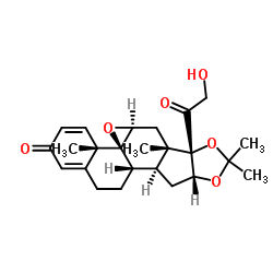 (4aS,4bS,5aS,6aS,6bS,9aR,10aS,10bS)-6b-Glycoloyl-4a,6a,8,8-tetramethyl-5a,6,6a,6b,9a,10,10a,10b,11,12-decahydronaphtho[2',1':4,5]oxireno[5,6]indeno[1,2-d][1,3]dioxol-2(4aH)-one Structure