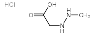 2-肼基乙酸甲酯盐酸盐结构式