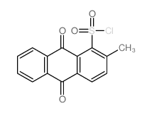2-methyl-9,10-dioxo-anthracene-1-sulfonyl chloride结构式