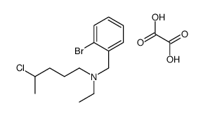 (2-bromophenyl)methyl-(4-chloropentyl)-ethylazanium,2-hydroxy-2-oxoacetate Structure