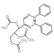 [1,3-diacetyloxy-4,5-bis(phenylhydrazinylidene)pentan-2-yl] acetate structure